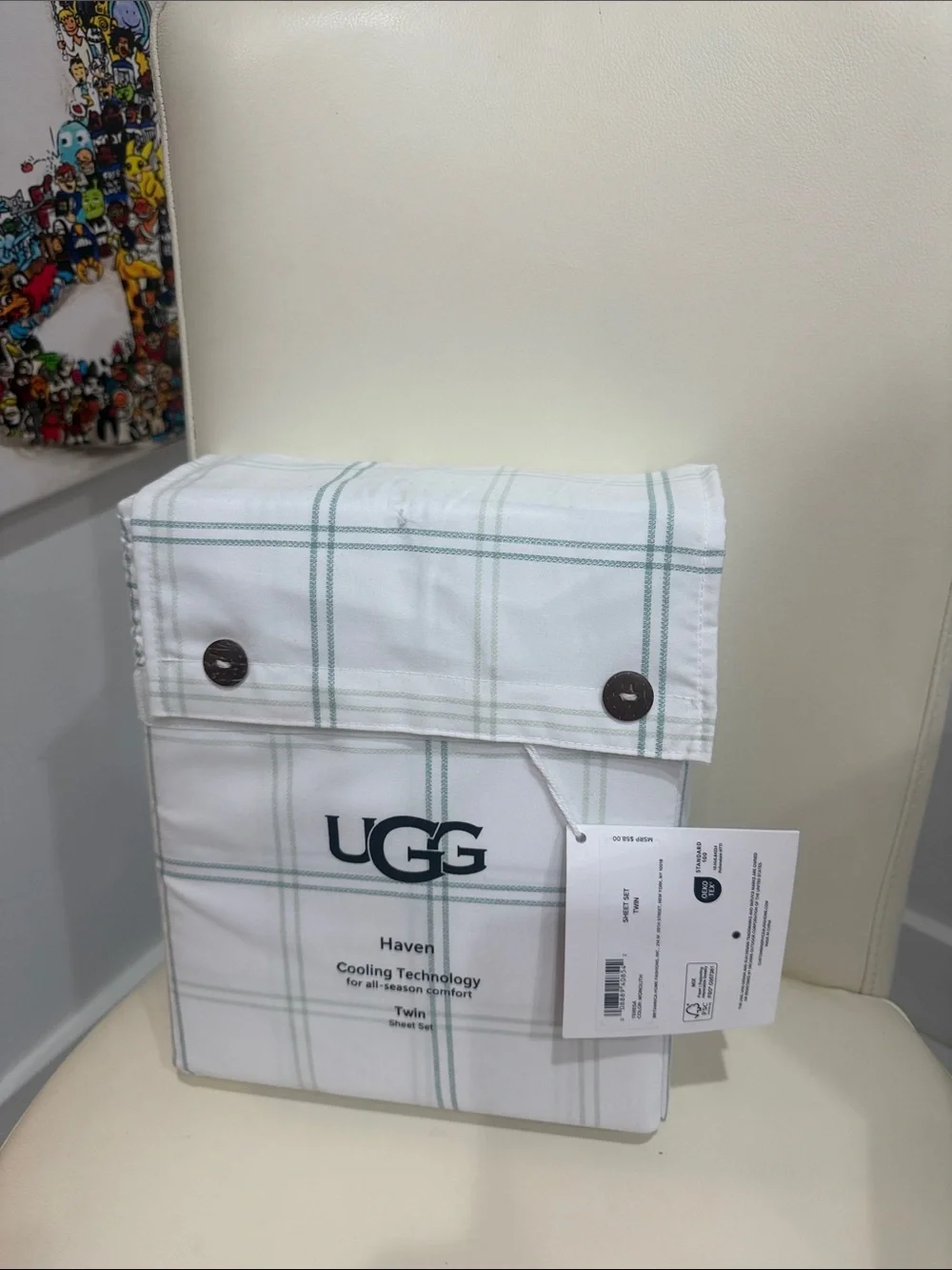 UGG White/Green 